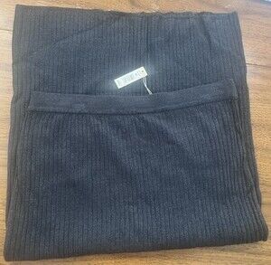 Max Studio Women’s Grey  Ribbed Knit Pencil Skirt Size XL